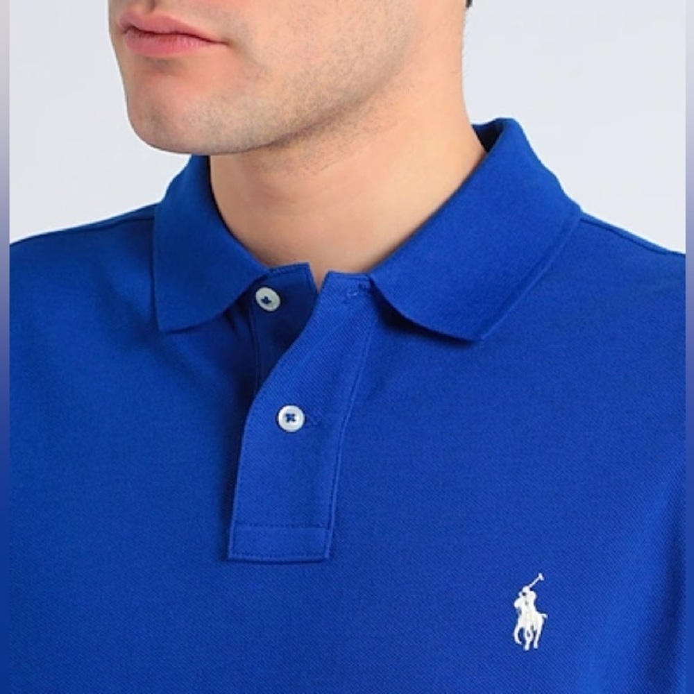 Polo Golf Ralph Lauren Royal Blue Long Sleeve Jersey Polo M